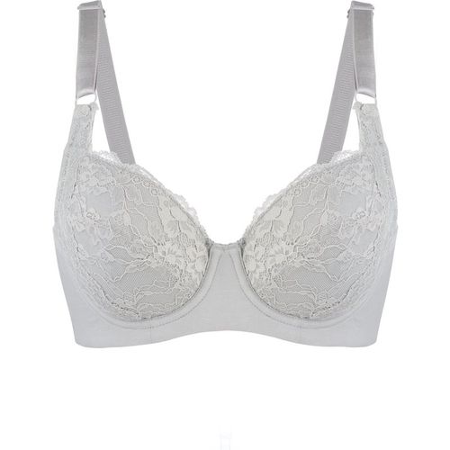 Mercury - Lace Silk & Organic Cotton Plunge Bra | : 38E