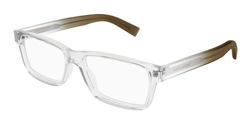 Saint Laurent SL 622 014 Men's Eyeglasses Clear Size 56 - Blue Light Block Available