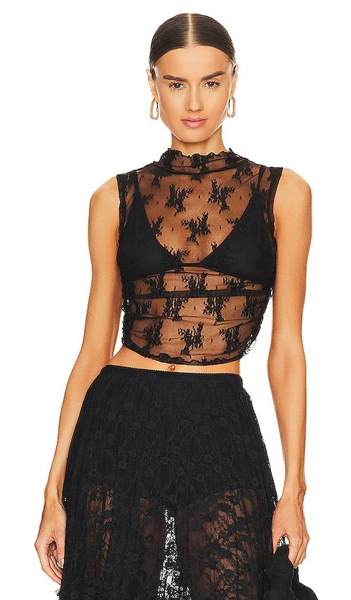 Free People OBERTEIL INTIMATELY FP NICE TRY in Black. Größe XL. Also in M