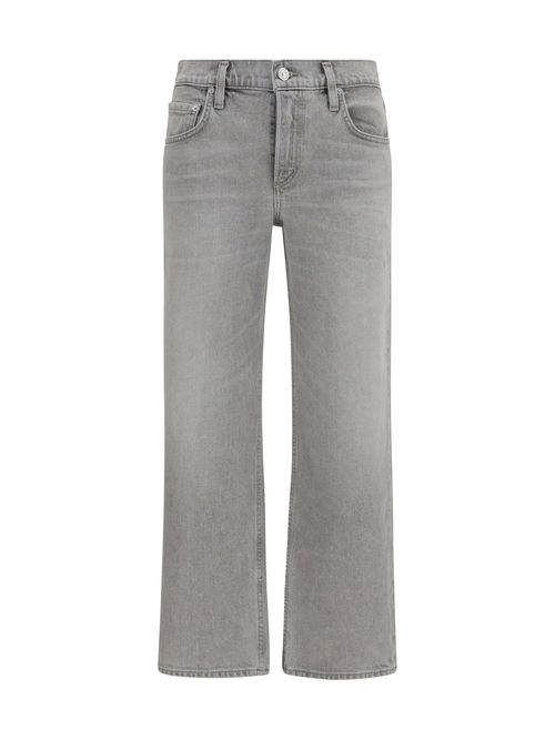 Straight-Leg Jeans — Gray