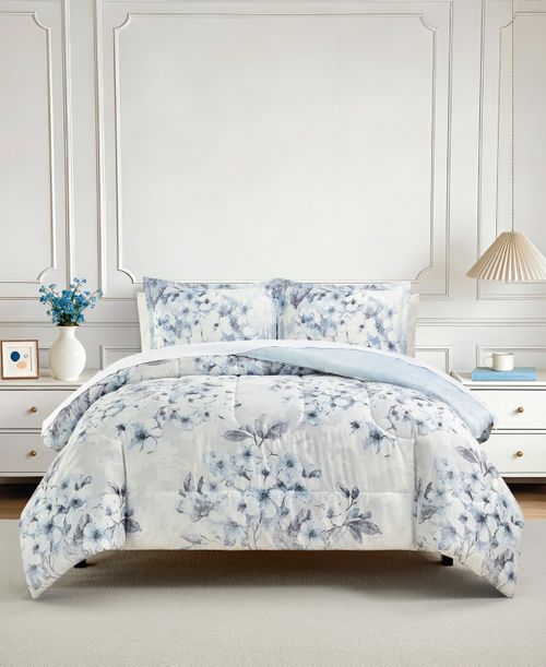 Colesville Reversible 3-Pc. Comforter Sets - Blue