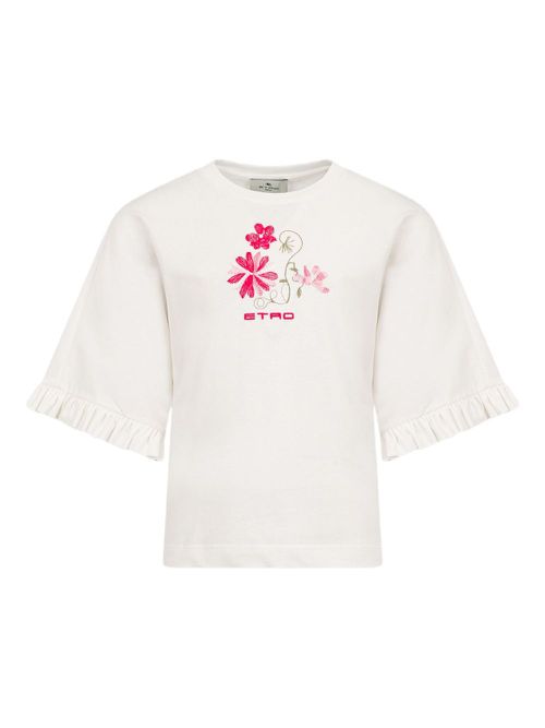 ETRO KIDS cotton T-shirt - White