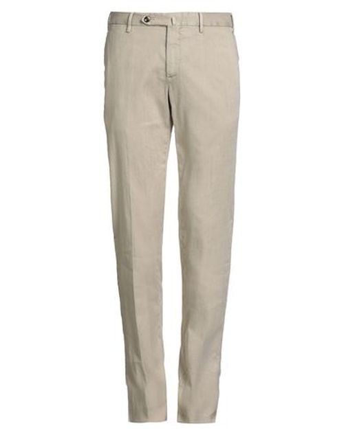 Man Pants Beige Size 28 Linen, Cotton, Elastane