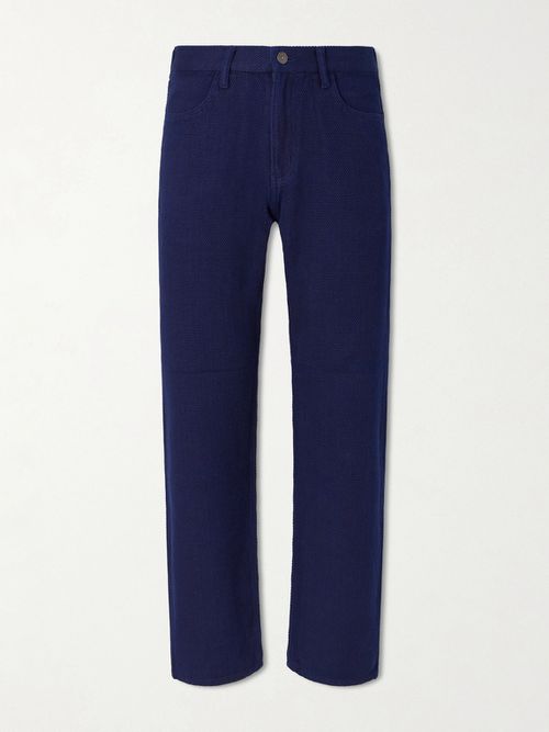 Sashiko Straight-Leg Jeans