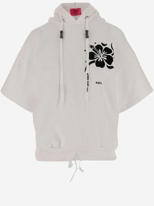Cotton Blend Sweatshirt With Logo