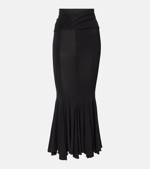 Zoe flared maxi skirt