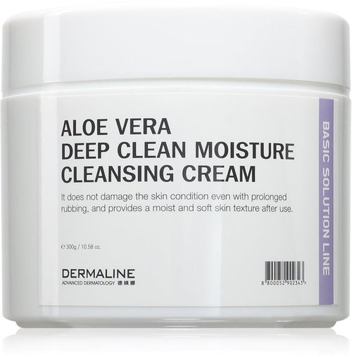 Dermaline Basic Solution Line Aloe Vera Deep Clean Facial Cleansing Crea