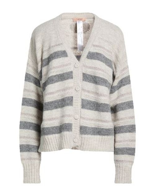 Woman Cardigan Grey Size M Polyamide, Alpaca wool, Viscose, Polyester