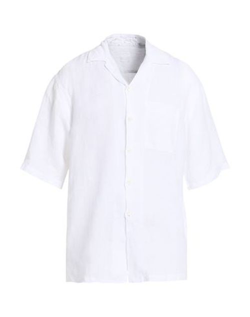 Man Shirt White Size 3XL Linen