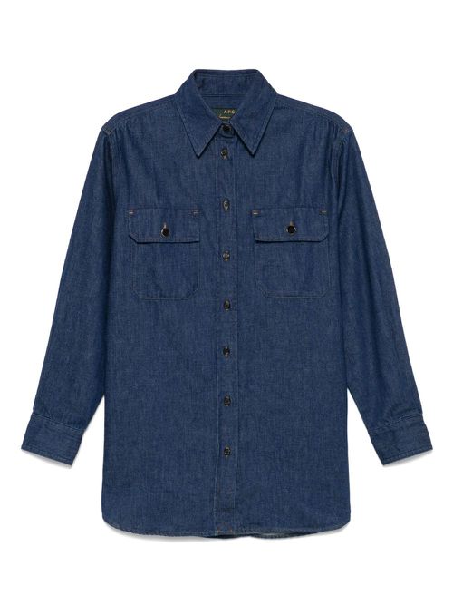 A.P.C. x Anastasia Barbieri Mare shirt - Blue