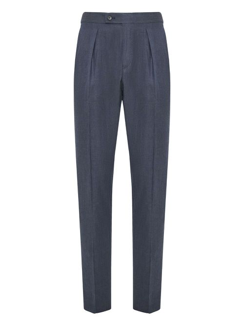 Tailored trousers - Blue