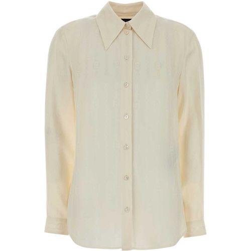 Gucci Ivory Crepe Shirt