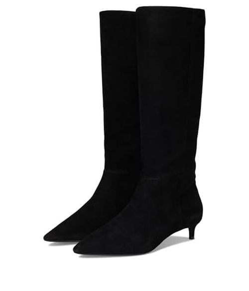 Cole Haan Womens Go-To Janece Dress Boots Tobacco Suede