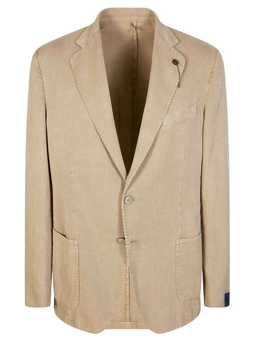 Linen Blend Jacket for Men - SS26 Collection