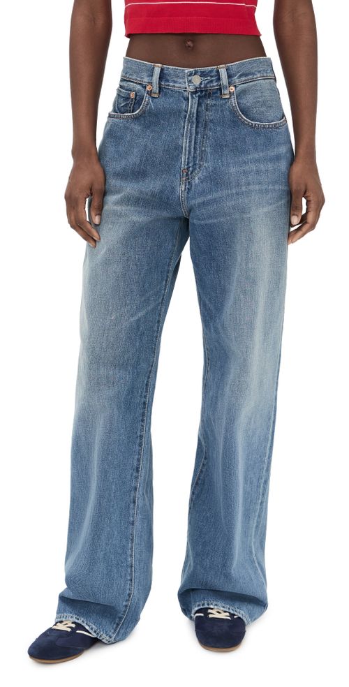 Teri Wide Leg Jeans Rehan Blue
