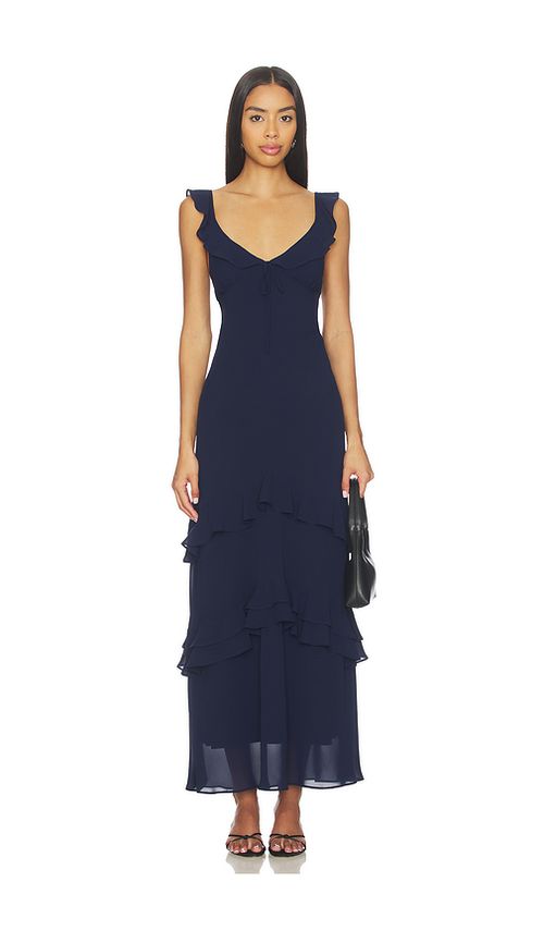Elodie the Label Zosia Dress in Navy. XS. Also in