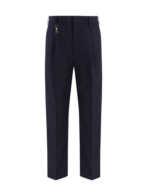 Tailored Cotton Poplin Trousers