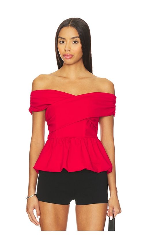 ASTR the Label Tennille Top in Red.  XL. Also in L, M
