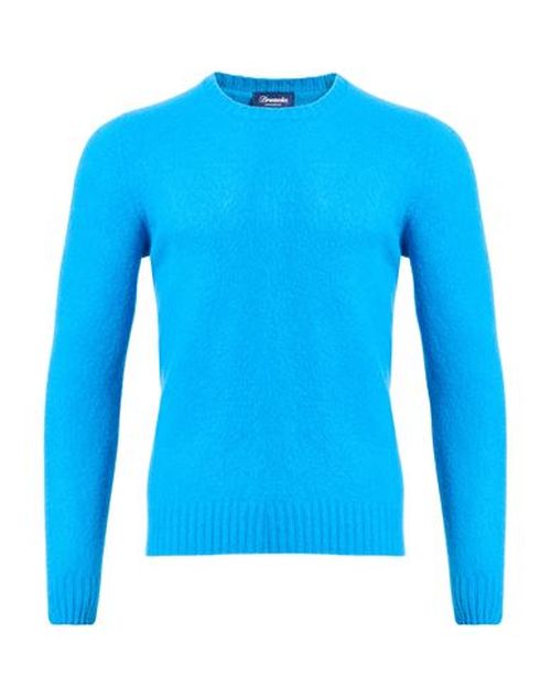 Man Sweater Azure Size 36 Lambswool