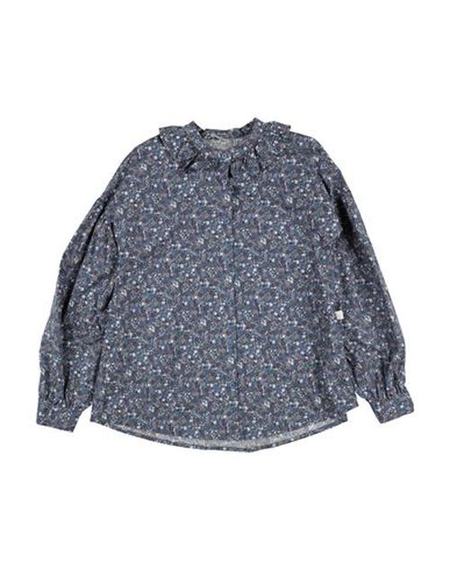 Kid Girl Shirt Slate blue Size 12 Cotton