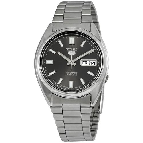 Series 5 Automatic Black Dial Mens Watch SNXS79J1