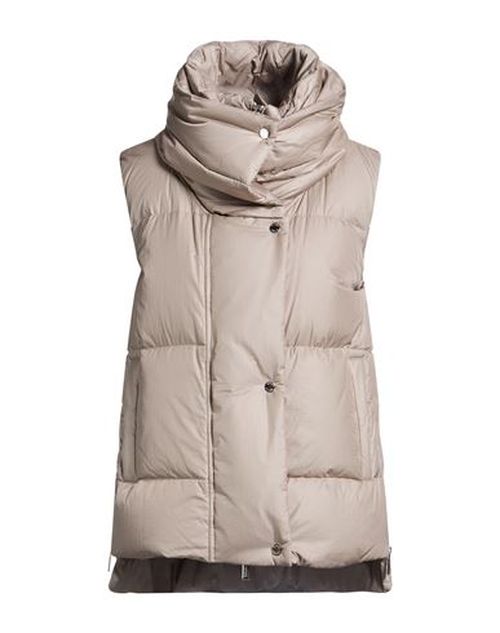 Woman Vest Beige Size 4 Polyamide