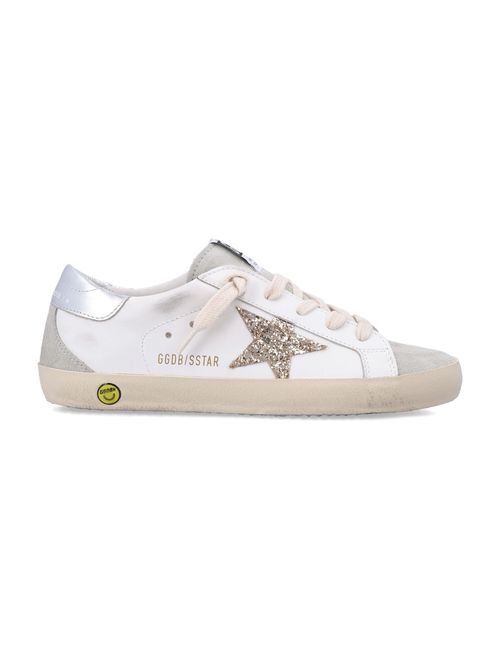 Glitter Star Leather Sneakers