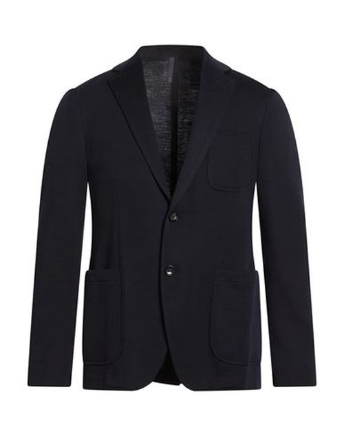 Man Blazer Midnight blue Size 38 Virgin Wool, Polyamide