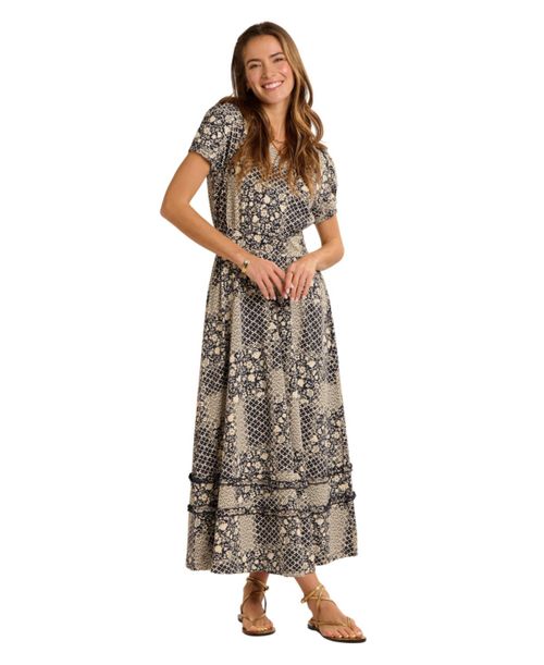 Women's Katerina Printed Maxi Dress - Navy