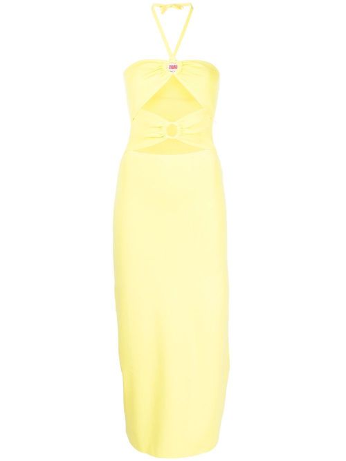 The Ariana halterneck dress - Yellow