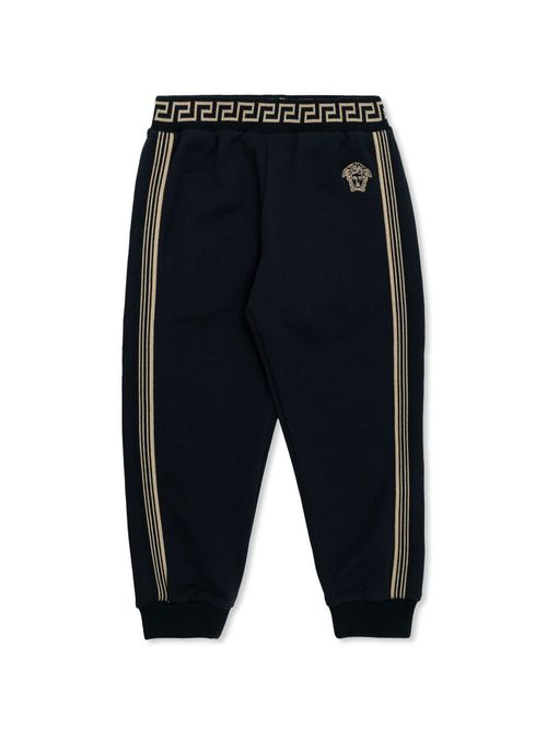 Greca-detail sweatpants - Blue