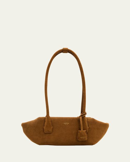 Breeze Suede Baguette Shoulder Bag