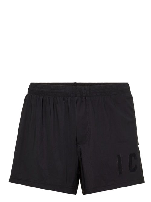 Icon elasticated-waist shorts - Black