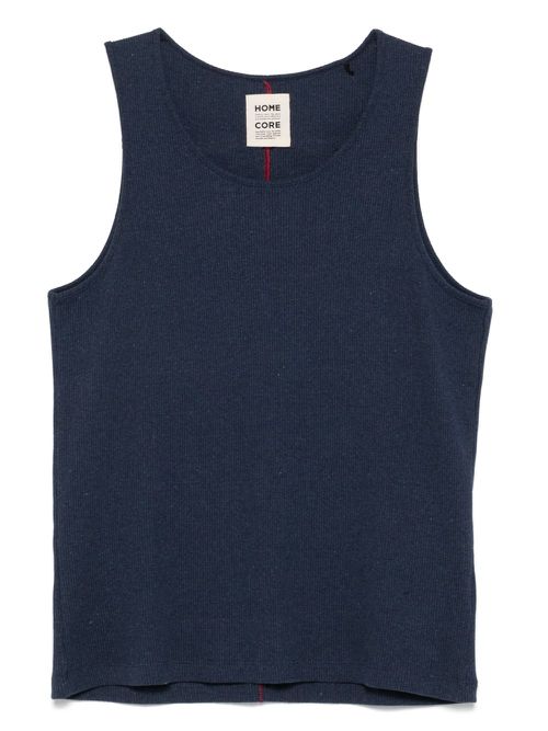Ribbed tank top - Blue
