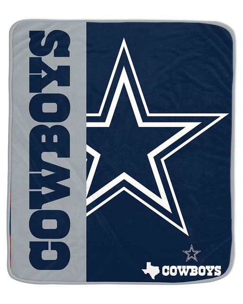 Dallas Cowboys Nfl Team Logo Soft Fleece Throw