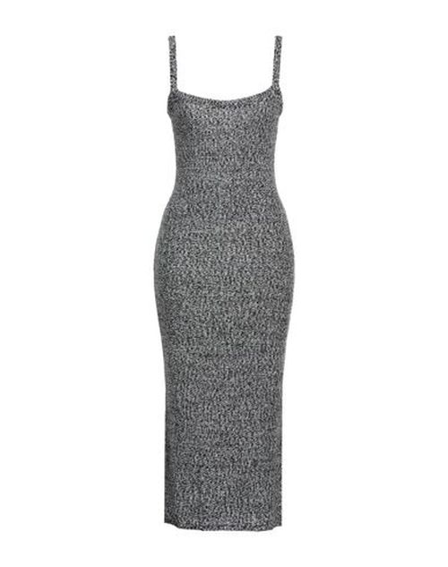 Woman Midi dress Black Size ONESIZE Acrylic, Wool, Viscose, Alpaca wool