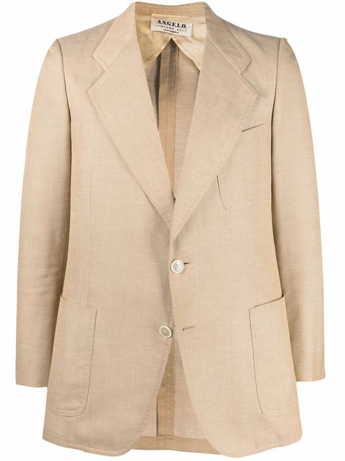 1970's single-breasted blazer - Neutrals