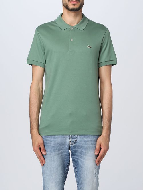 Polo Shirt Men color Green