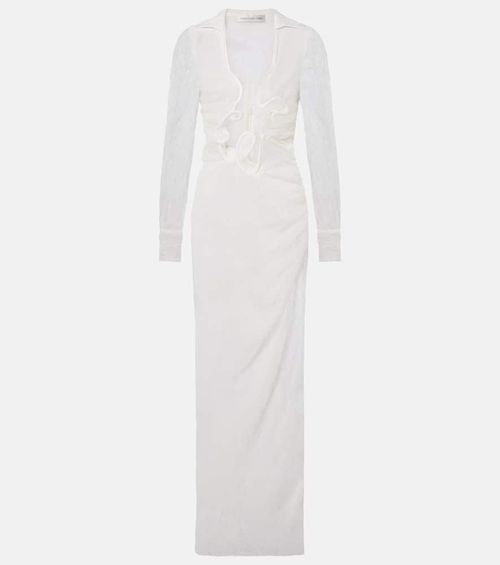 Venus sheer lace gown