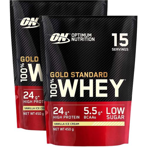 Optimum Nutrition Gold Standard 100% Whey Vanilla Ice Cream 2 X 450g