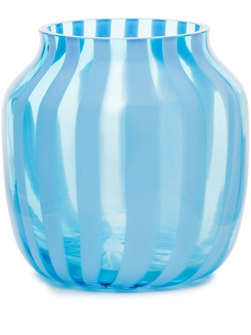 Juice striped vase - Blue
