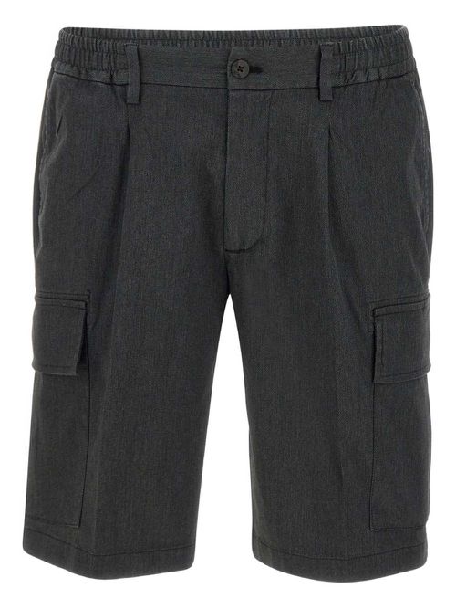 Cargo-pockets shorts - Black