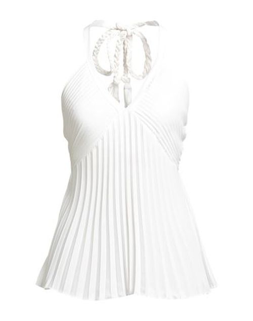 Woman Top Ivory Size 4 Polyester