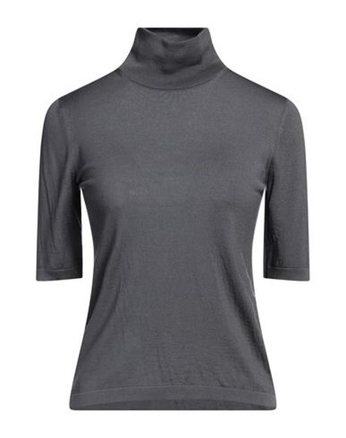 's Max Mara Woman Turtleneck Grey Size L Virgin Wool