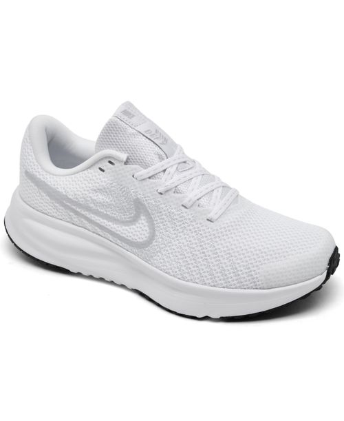 Women's Run Defy All Day Running Sneakers from Finish Line - White, Black, Platinum