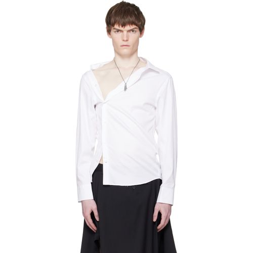 White Asymmetric Shirt