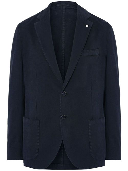 Single-breasted blazer - Blue