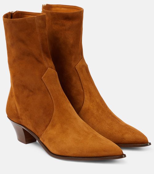 Brunswick suede ankle boots