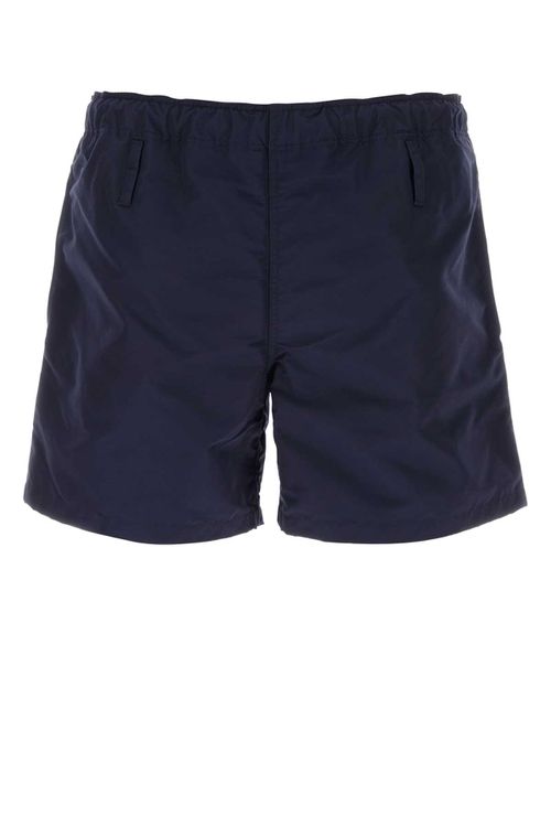 Navy Blue Nylon Swimming Shorts