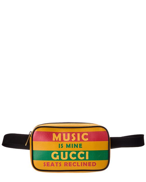 Music Is Mine Leather Belt Bag